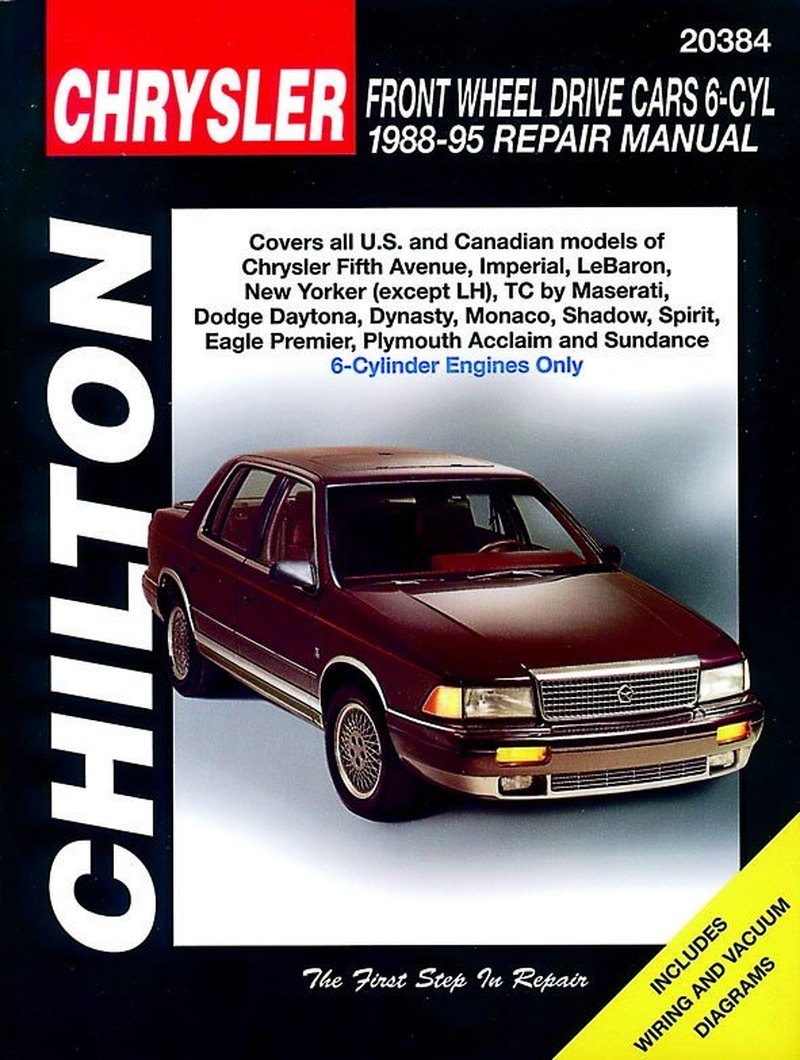 CHRYSLER FRONT WHEEL DRIVE CARS 6-Cyl 1988 - 1995