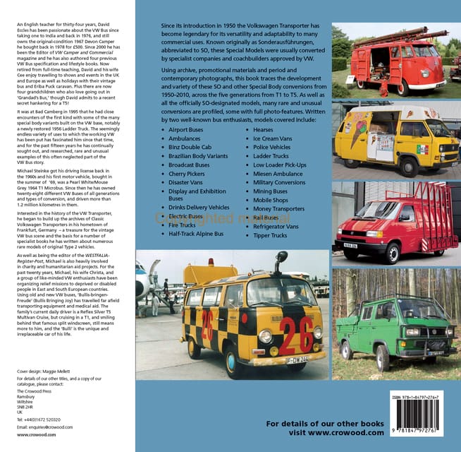VW Bus and Pick-Up: Special Models