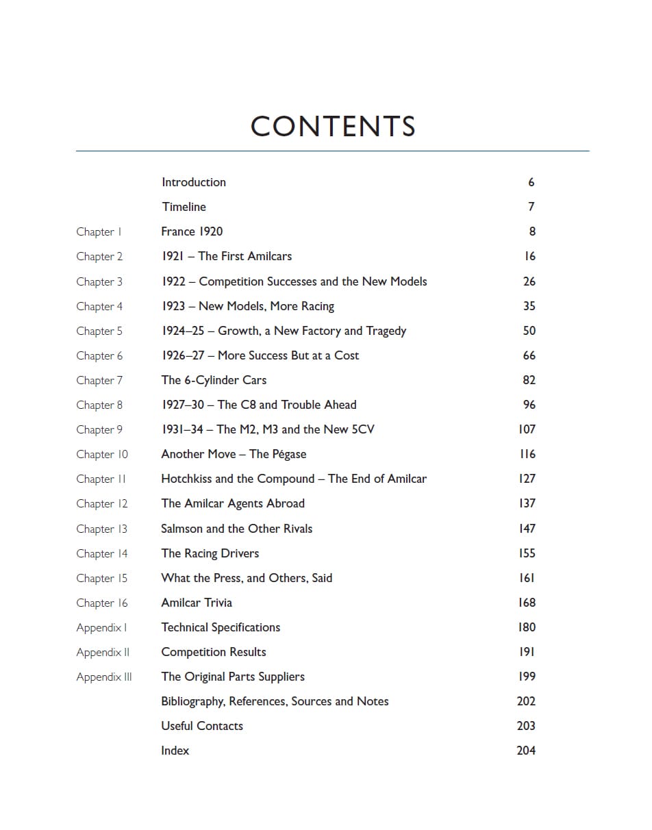 Amilcar The Complete Story
