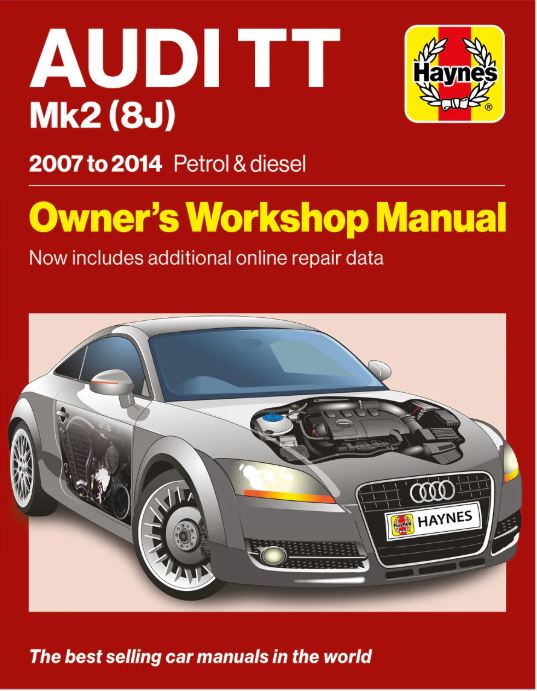 Audi TT Mk2 (8J) 2007 to 2014