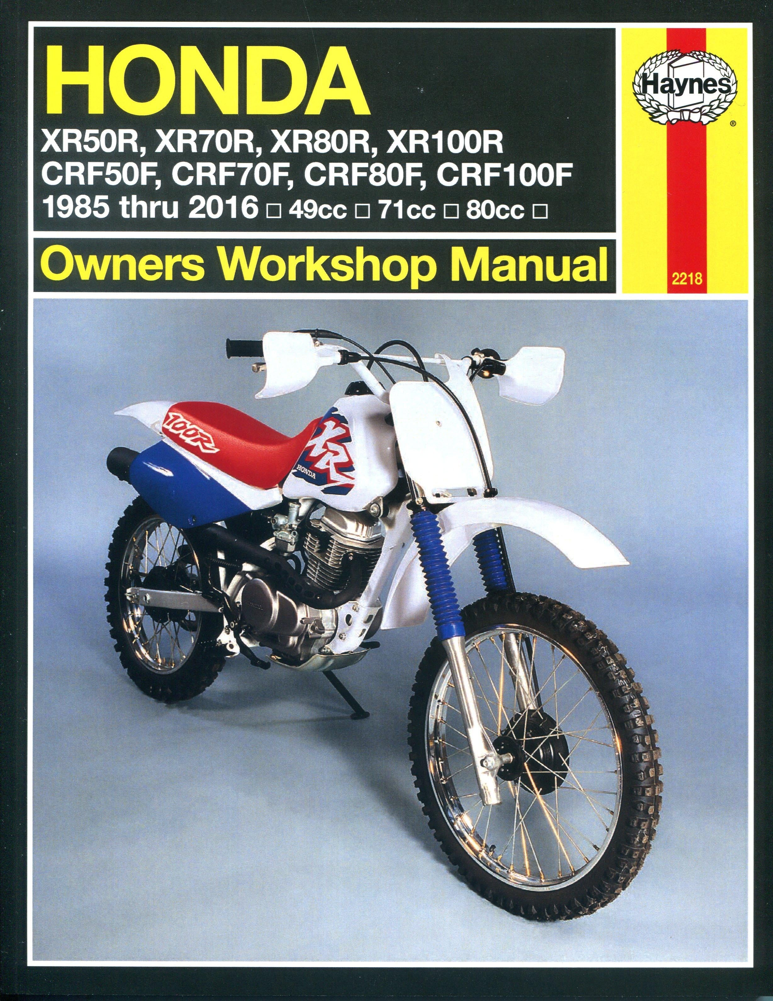 Honda XR80/100 R 1985-2016