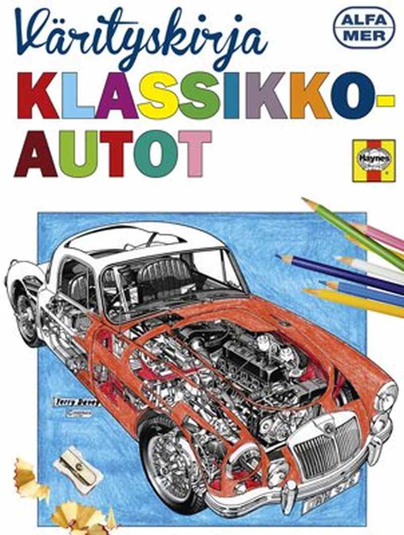 Värityskirja: Klassikkoautot