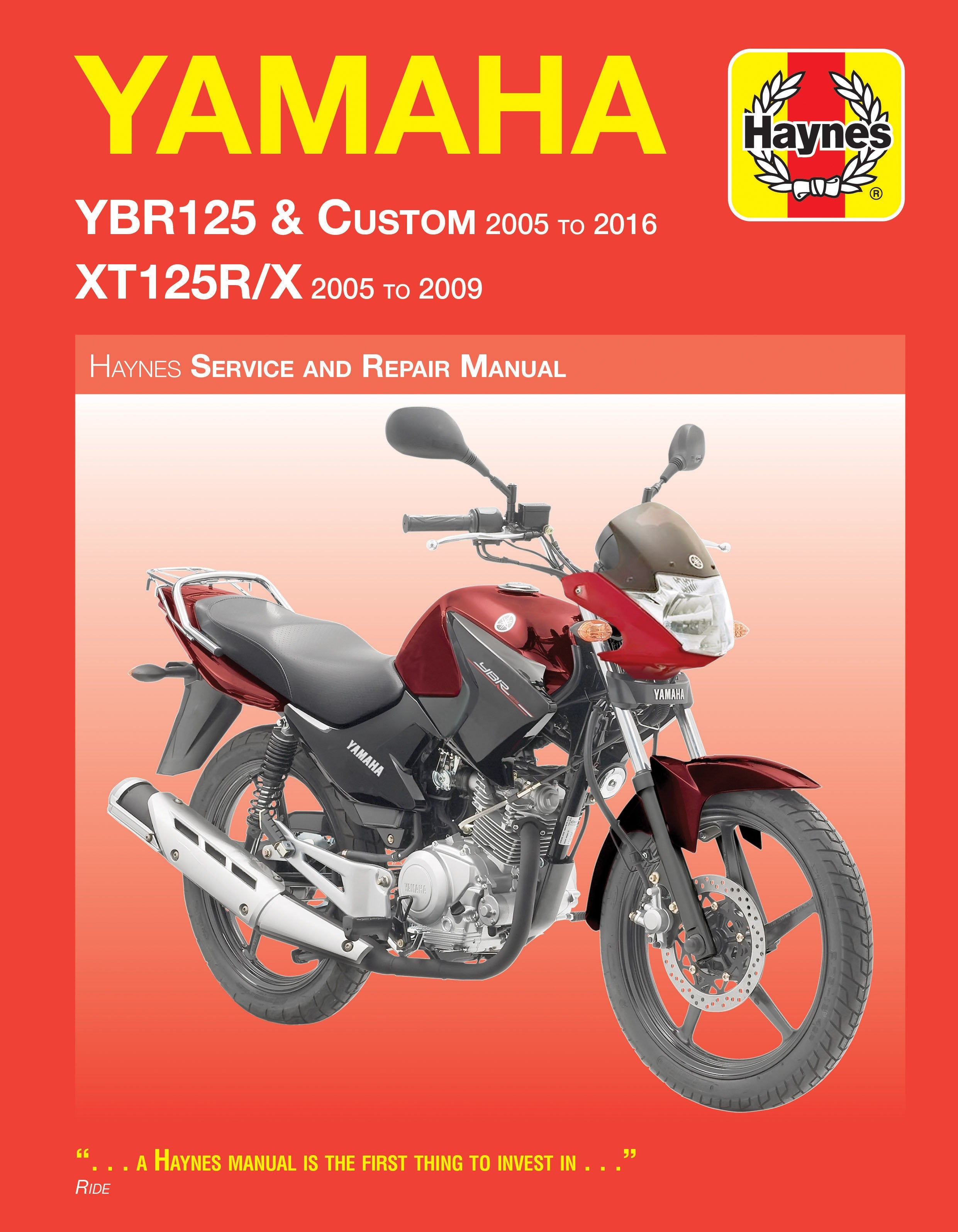 Yamaha YBR125&Custom/XT125R/X 2005 - 2016